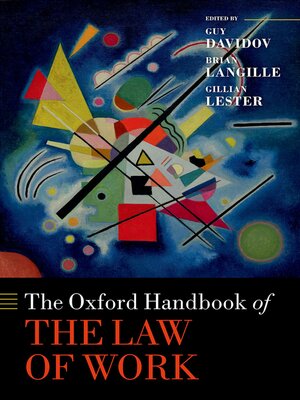 cover image of The Oxford Handbook of the Law of Work